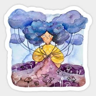 Magic rainy days Sticker